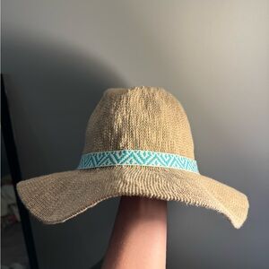 Tan beach hat